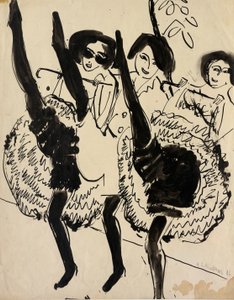Bailarines GUGG de Ernst Ludwig Kirchner